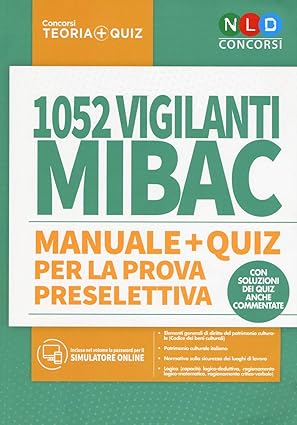 mibac Testi per la preparazione della prova preselettiva